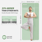 6mm thick mat rolled up with strap
