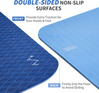 Extra cushion yoga mat for joints
