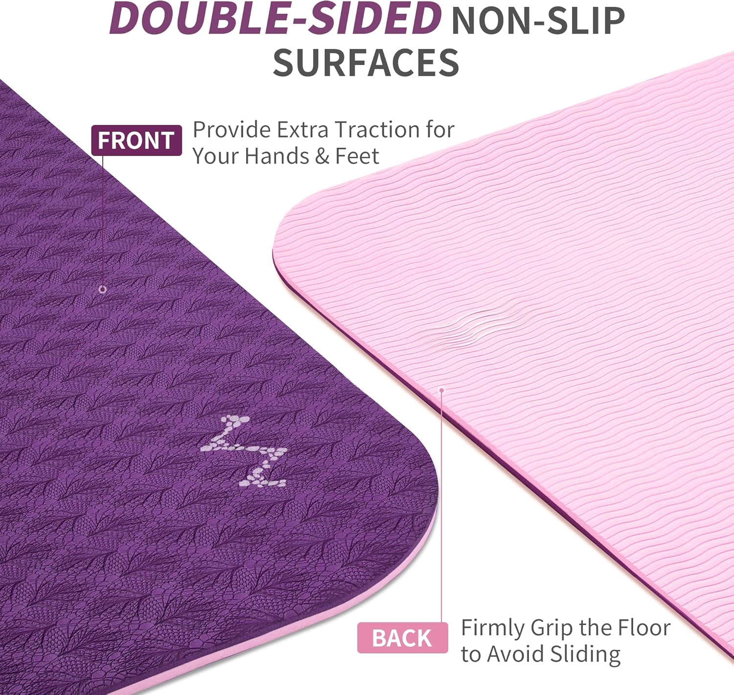 Thick cushioned mat for joint support